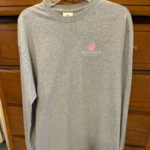 Simply southern fur mama tee with long sleeves on gray like new